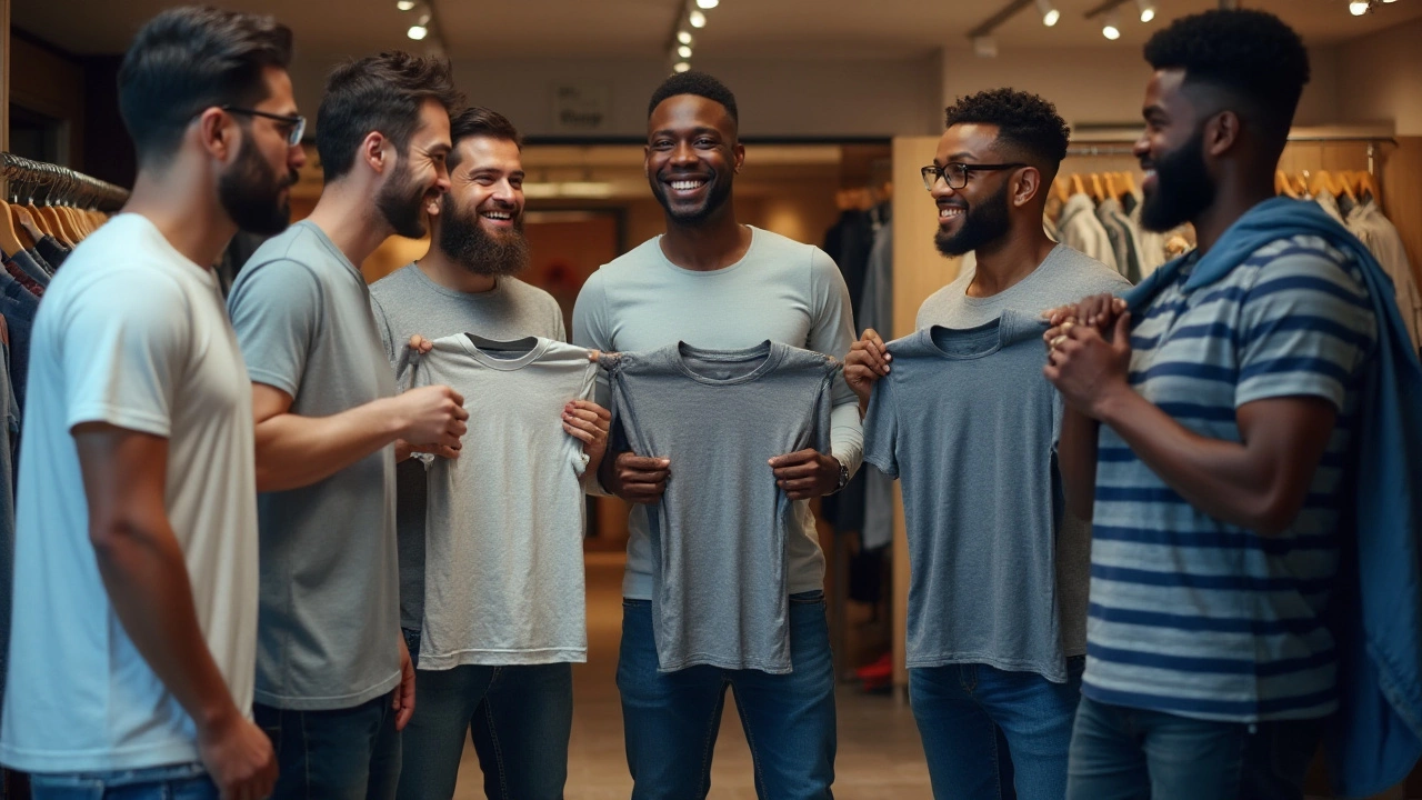 Understanding Common Men's T-Shirt Sizes