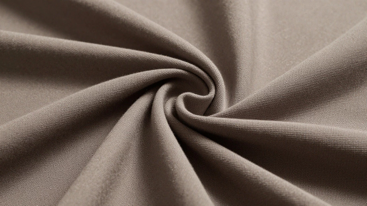 Macro view contrasting soft, thin fabric texture with thick, structured athletic material weave